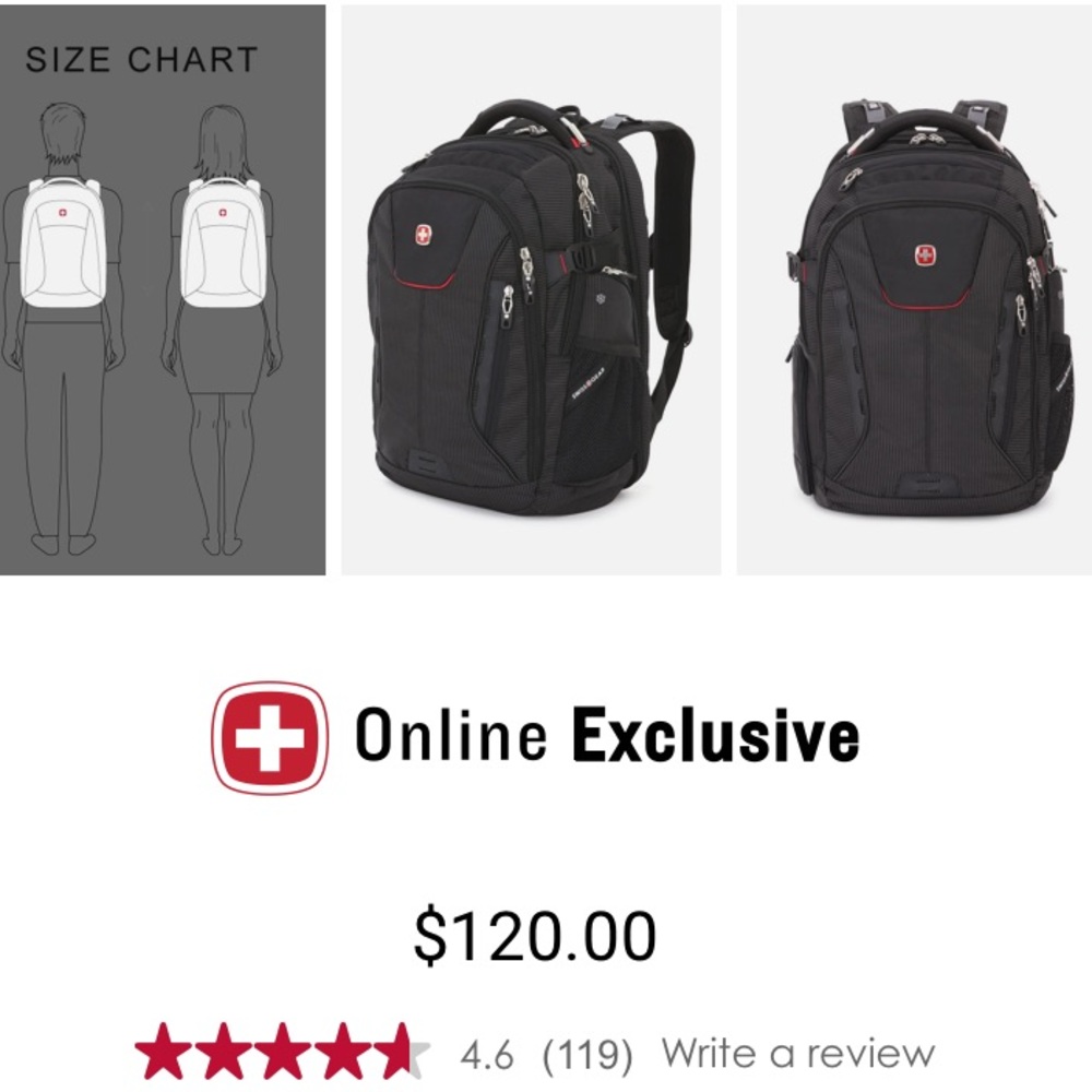 Swiss Gear BackPack 🎒 ✈️ 📚
